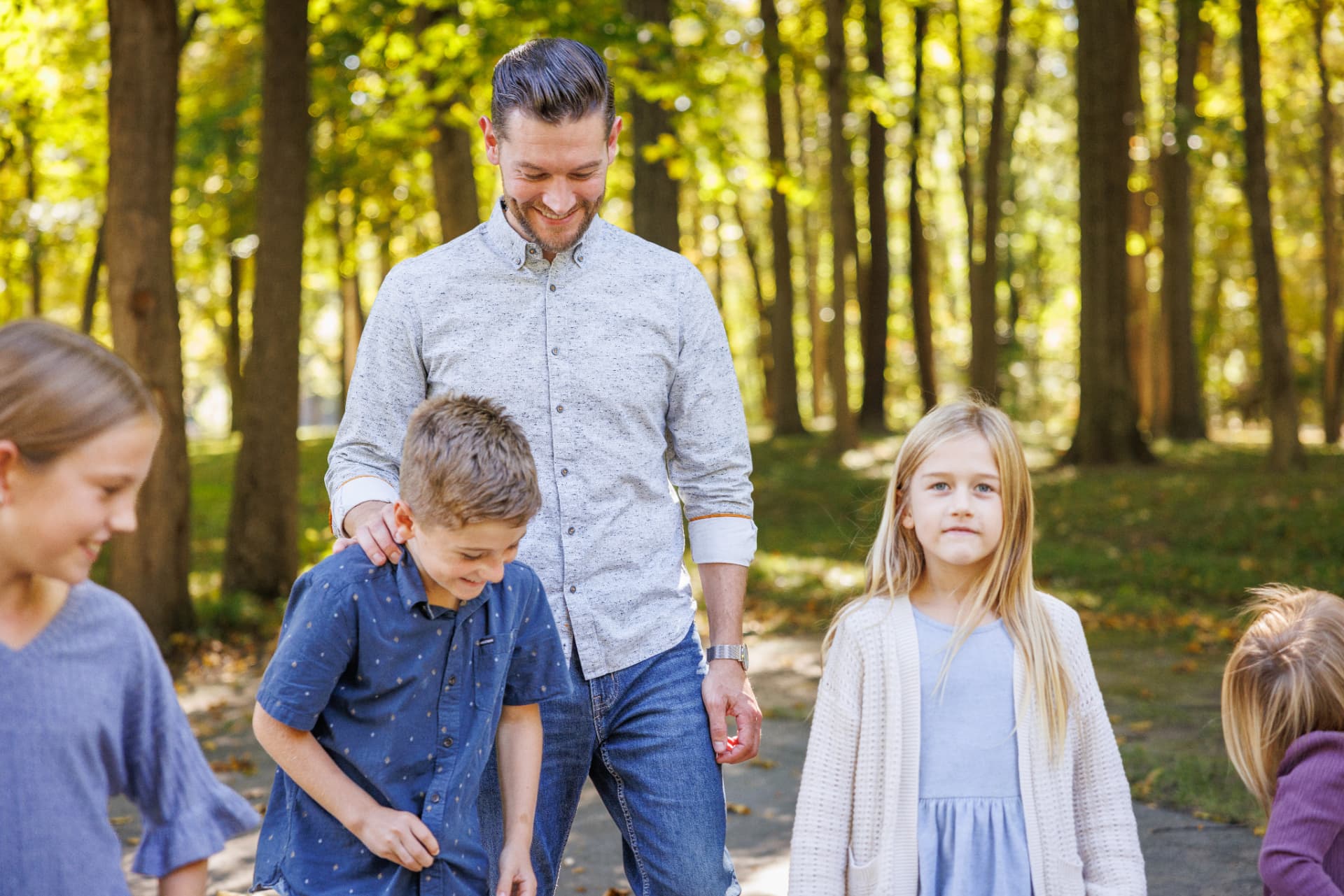 Max Engling and his family